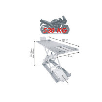  EH 530 Motorcycle Lift Blue 