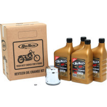  Synthetic Performance MTP 4 Qt SAE20W50 Oil Change Kit Chrome Oil Filter 