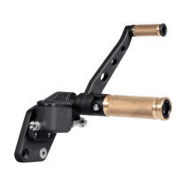  Forward Control Kit for Softail Base Brass with side stand Black 