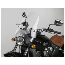  Street Shield Windshield with U-Clamp Mount For 7/8" and 1" handlebars, Height: 17", Width: 16", U-Clamp Handlebar Mount includ