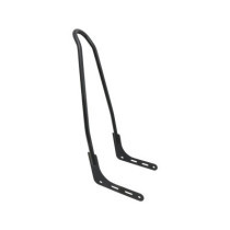  Tall Rigid Curved Sissy Bar Gloss Black Powder Coated 