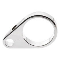  Cable Clamp For clutch cable and 1 1/2" diameter tubing Chrome 