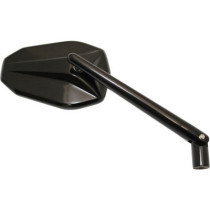  Victory Mirror 150 mm stem Black, Anodized 