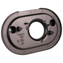  Oval Airbox Air Cleaner Baseplate Black 