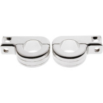  Clamp-On Peg Mounts Chrome 