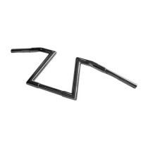  1 1/4" Z-Bar with 1" Clamp Diameter Handlebar Dimpled 3-Hole Chrome 230 mm 