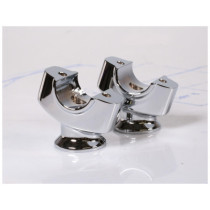  Flat Riser for Breakout Models Angled, Height 50,8 mm Chrome 1 1/4" 