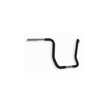  13 Fat Bar Ape Hanger Handlebar Black Powder Coated 1 1/4" Throttle By Wire 