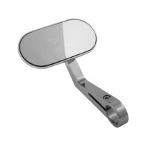  Agila Oval Bar End Mirror Chrome 