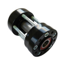  Single Rotor ABS Front Wheel Hub Black ABS Single Flange 