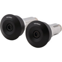  Bar End Weights Dot Blast Black Satin Aluminium 