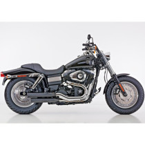  Performance Slip-On Muffler For Fat Bob and Wide Glide Black Powder Coated 