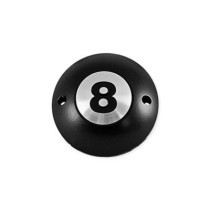  Point Cover 8-Ball, 2-hole Black Satin 