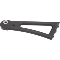  Axle Mount Side Mount License Plate Bracket For 1" Axles Black 