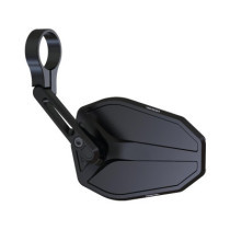  Victory-Slim Bar End Mirror Long Version (140 mm Stem) Black Satin 