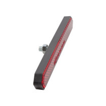  Reflector with M5 Threaded Bolt Reflector 131 x 12,5 mm Red 