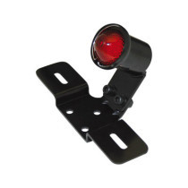  Old School Type 3 LED Taillight with License Plate Bracket Black LED 