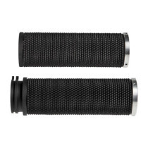  Base Grips Black Ring Black 1" Throttle Cables 