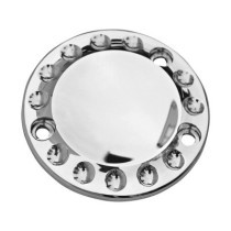  Drilled Point Cover 3-hole Aluminium Polished 