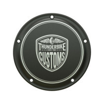  New Custom Clutch Cover 5-hole Black Anodized 