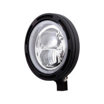  Frame-R2 Type 7 LED 5 3/4" Headlight Bottom Mounted Black LED 