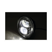  Frame-R2 Type 7 LED 5 3/4" Headlight Bottom Mounted Black LED 