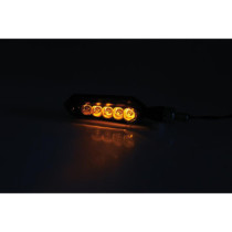  SORA Sequential LED Turn Signal Black Satin Smoke LED 