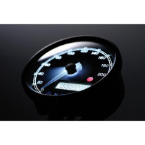  Velona80 Speedometer Scale: 200 mph  200 km/h  Scale Color: black Black 80.0 mm 