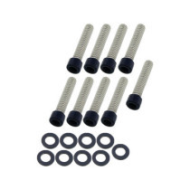  Cam Cover Screw Kit Satin Black Powder Coated 