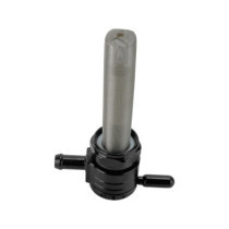  22 mm Fuel Valve Straight Facing Outlet Black 