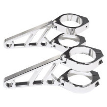  CNC Headlight Bracket Chrome 