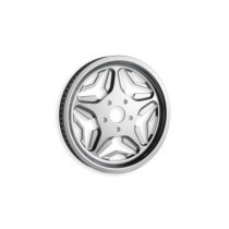  Speed Star Belt Pulley Chrome 1 1/2" 65 teeth 