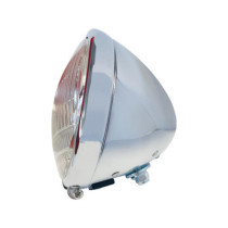  Springer Style 6 1/2" Headlight Chrome Bilux 