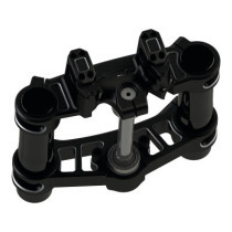  SP-S Triple Tree Kit For 1 1/8" handlebars Black Cut Anodized 