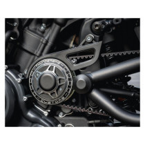  Front Pulley Cover for Sportster S and Nightster Black Cut 