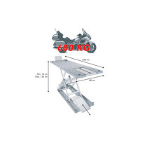  EH 600 Motorcycle Lift Black 