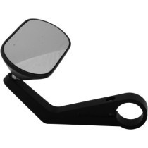  Agila Oval Bar End Mirror Black 