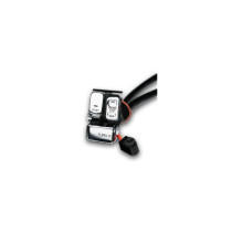  96-up Ergonomic Handlebar Switch Kit Right Side, Chrome Swiches 