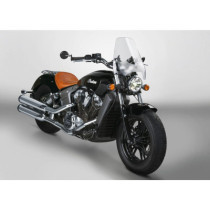  Deflector Screen Windshield with QuickSet Mount For 1" handlebars, Height: 14", Width: 15", QuickSet™ 2-Point Handlebar Mount