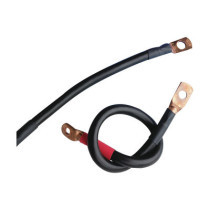  MEGA Battery Cable Includes a 6” ground cable and a 10” battery-to-starter cable Black 