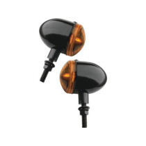  Mini Custom Bullet Turn Signal Black 