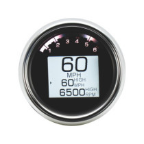  3 3/8" MLX-3000 Series Speedometer/Tachometer Scale: 250 mph  250 km/h  Scale Color: black 