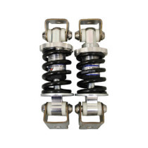  4,5" Adjustable Solo Seat Spring Shocks With bolt on tabs 