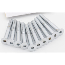  Flat Head Screw Pack Chrome 