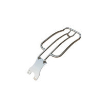  7" Solo Luggage Rack Chrome 