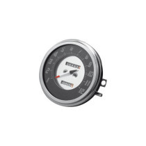  56-61 FL-Style Speedometer Scale: 120 mph  Scale Color: black/silver  Ratio 1:1 