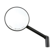  Conero Mirror 175 mm stem Black, Anodized 