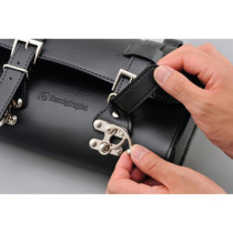  Leather Tool Bag DHS-8 (2 Liter) Black 