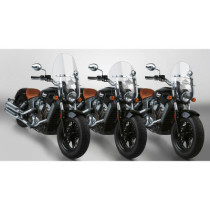  Heavy Duty Windshield Mount Kit Straight forks Chrome 