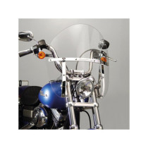  SwitchBlade Chopped Quick Release Windshield Height: 23,1", Width: 22,4" Clear 